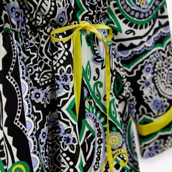 Zara Printed Mini Dress - Picture 7 of 9